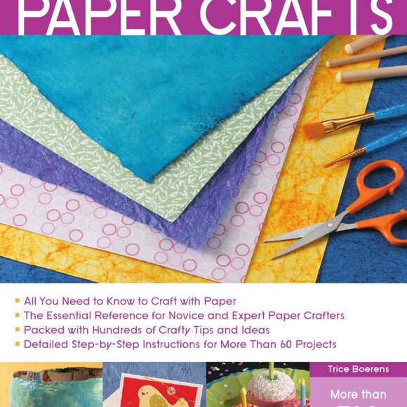 Crafts COMPLETE PHOTO GUIDE TO PAPER Book All You Need Know 700 Ideas Trice Mint - Picture 1 of 9
